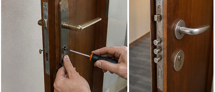 Obertura de porta d'habitatge sense trencar quan el pany ho permet